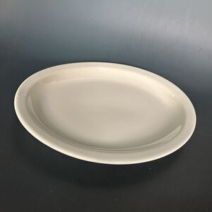 Homer Laughlin White Oval Platter  11,5’’ Serving Dish MCM Minimalist Farmhouse
